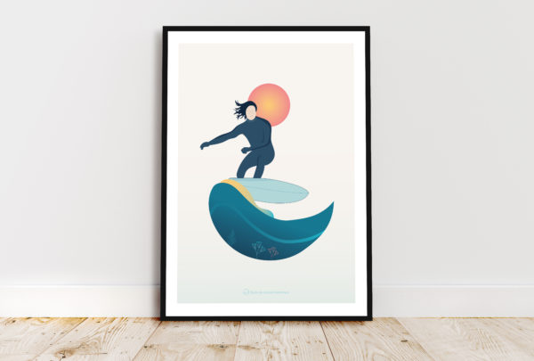 Affiche, poster surf