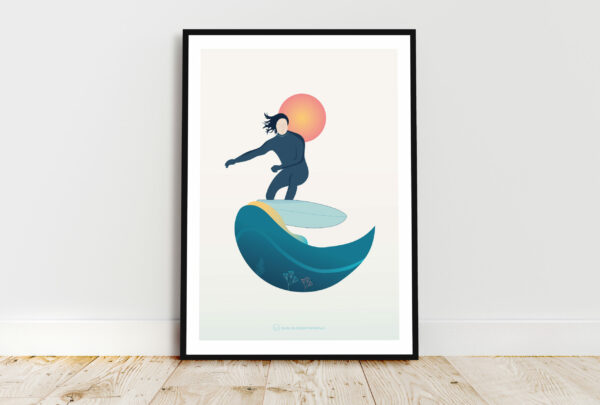 Affiche, poster surf