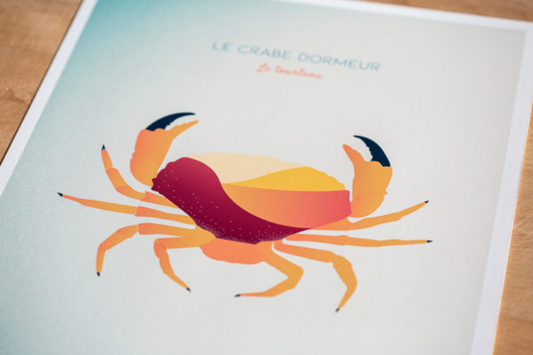 Affiche crabe